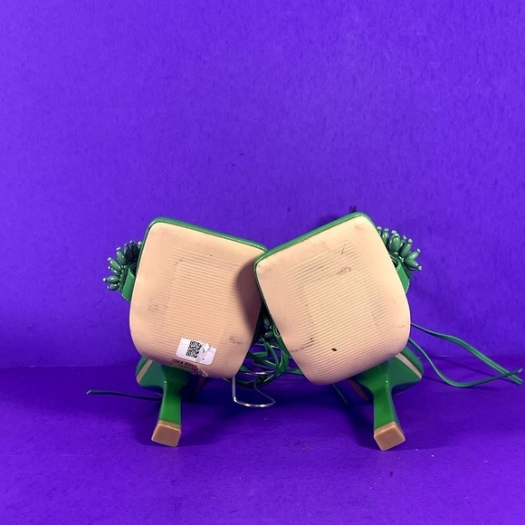 Topshop Green Riley Beaded Trim Heeled Sandal With Ankle Tiel Women's Size 6-NEW - Picture 6 of 8